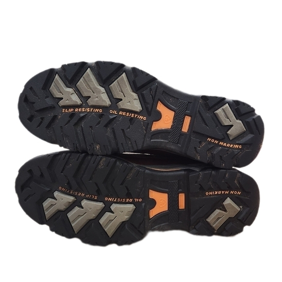 NEW Ariat Workhog Trek 5" H2o Xomp Toe Leather Brown Work Boots ,Men's 13 - Picture 6 of 9